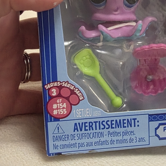 NEW Littlest Pet Shop Pet Pairs #154 Octopus #155 Crab G7 Series 3 Treasure Hunt - Picture 5 of 5